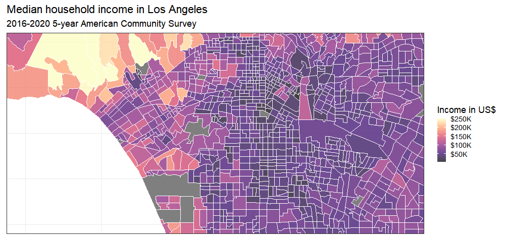 Visualizing spatial data.